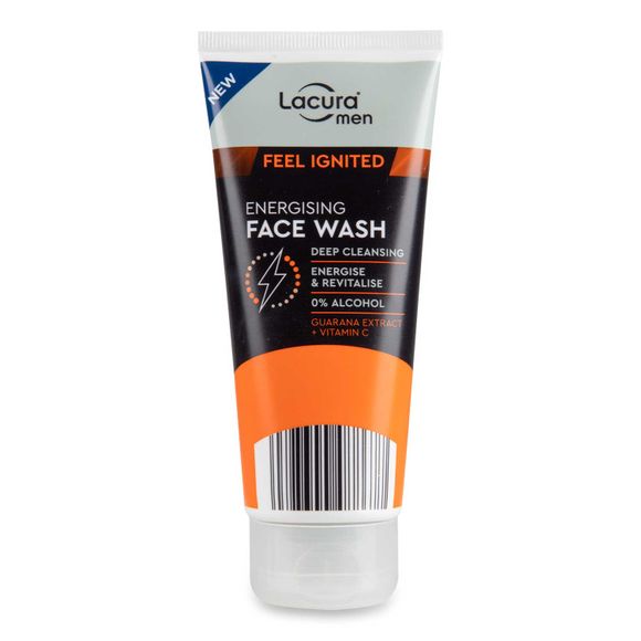 Lacura Men Energising Face Wash 100ml